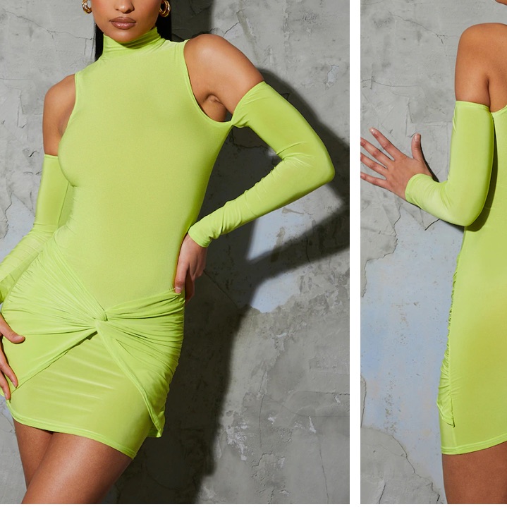 Lime Green Dress